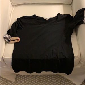 Burberry scoop neck blouse